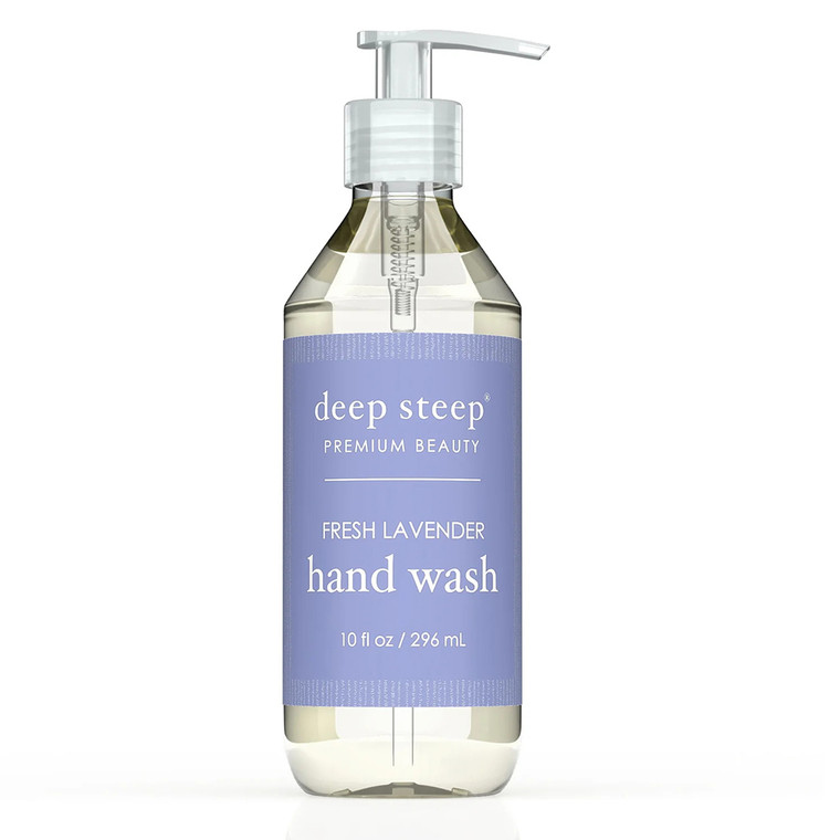 Deep Steep Premium Beauty Fresh Lavender Hand Wash, 10 Oz