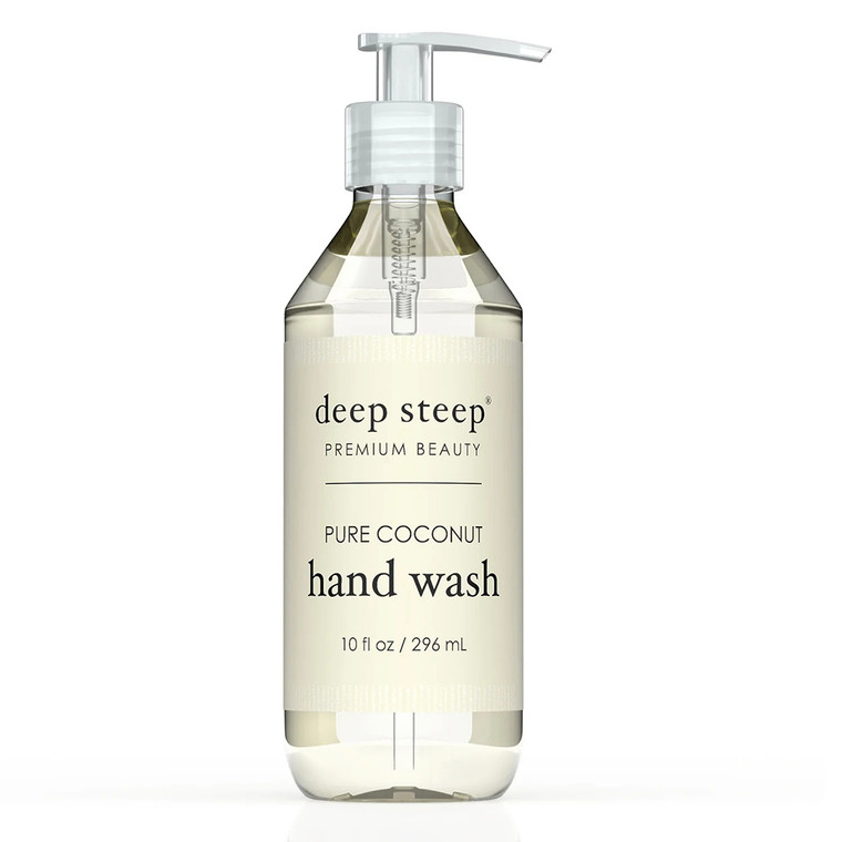 Deep Steep Premium Beauty Pure Coconut Hand Wash, 10 Oz