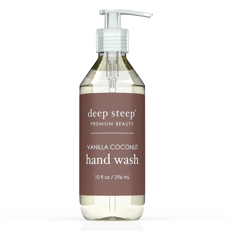 Deep Steep Premium Beauty Vanilla Coconut Hand Wash, 10 Oz
