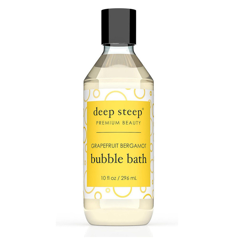 Deep Steep Premium Beauty Grapefruit Bergamot Bubble Bath, 10 Oz