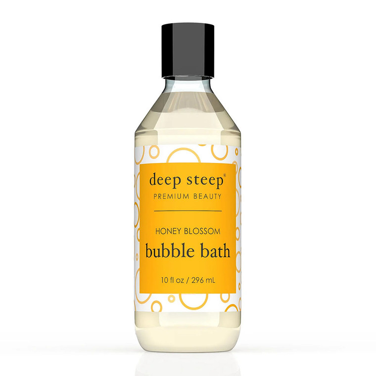 Deep Steep Premium Beauty Honey Blossom Bubble Bath, 10 Oz