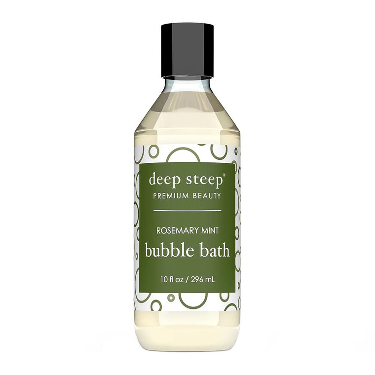 Deep Steep Premium Beauty Rosemary Mint Bubble Bath, 10 Oz