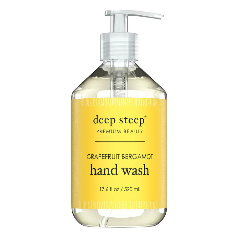 Deep Steep Premium Beauty Grapefruit Bergamot Liquid Hand Wash, 17.6 Oz