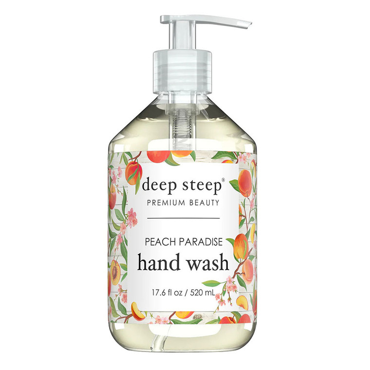 Deep Steep Premium Beauty Peach Paradise Liquid Hand Wash, 17.6 Oz