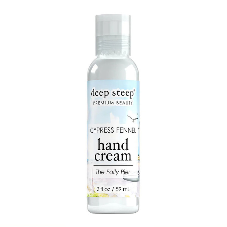 Deep Steep Premium Beauty Cypress Fennel Hand Cream, 2 Oz