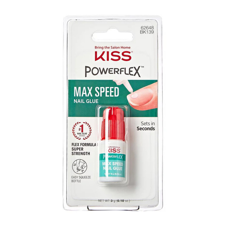 Kiss Powerflex Max Speed Nail Glue, 0.10 Oz