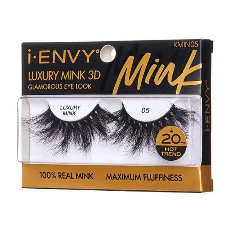 Kiss I Envy Luxury Mink 3D 05 Eye Lashes, 1 Ea