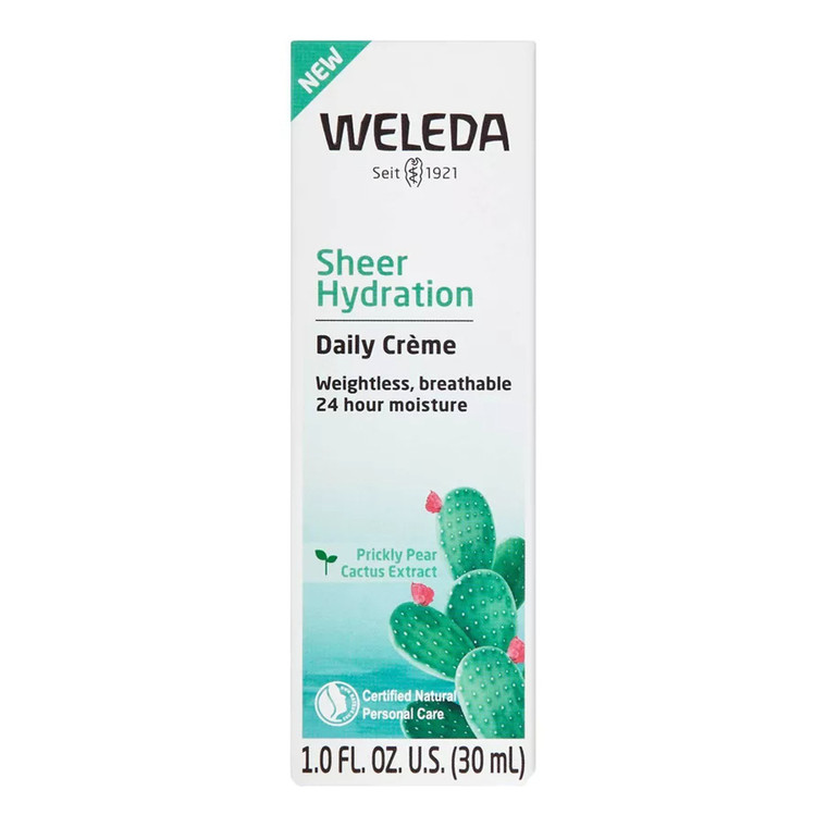 Weleda Sheer Hydration Daily Facial Creme, 1.0 Oz