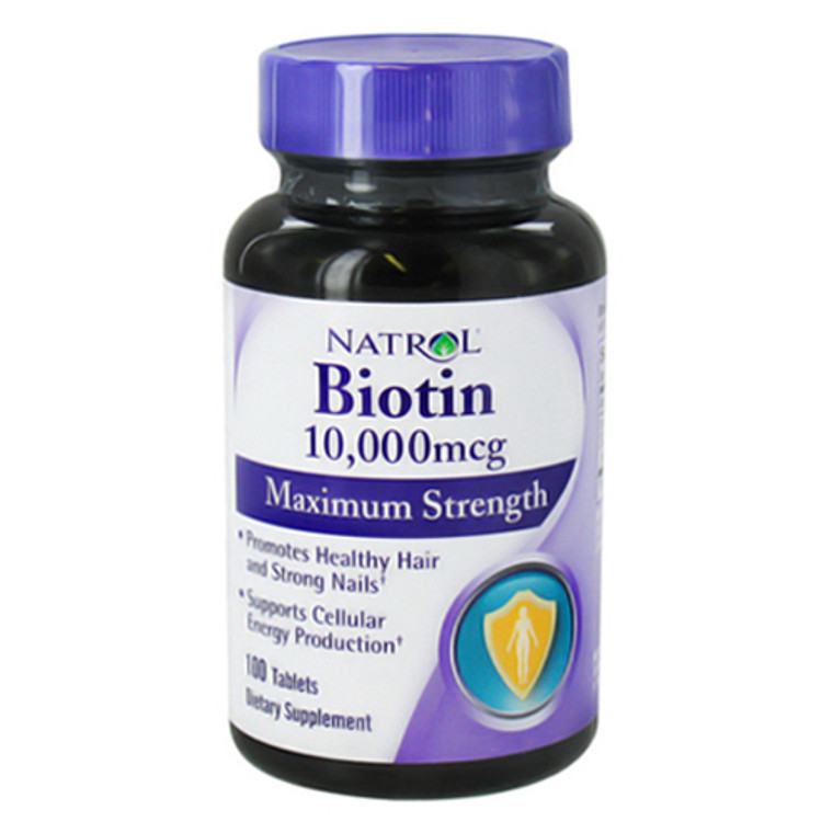 Natrol Biotin 10,0000Mcg Tablets, Maximum Strength - 100 Ea