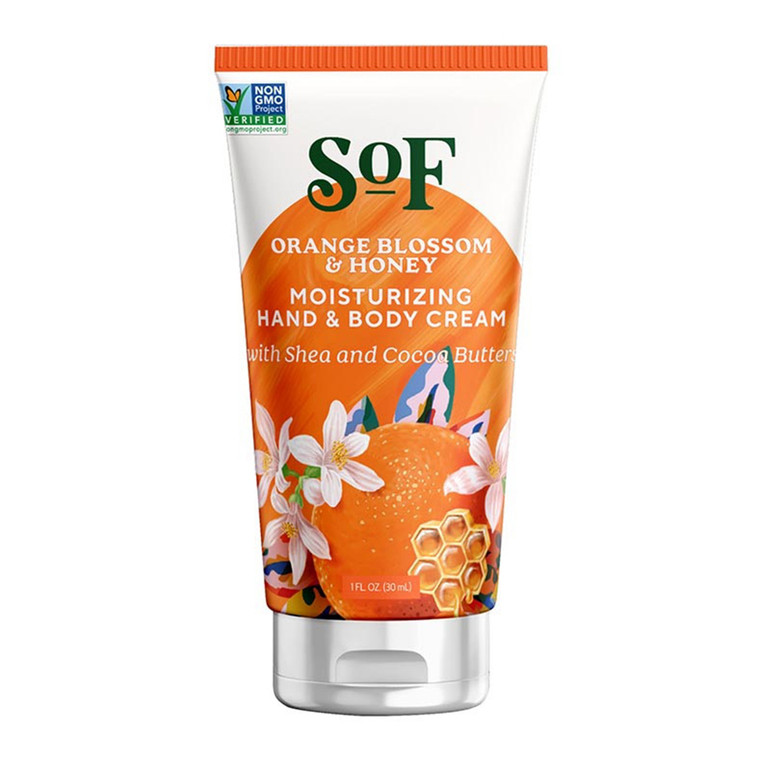 South Of France Moisturizing Hand And Body Cream, Orange Blossom And Honey, 1 Oz