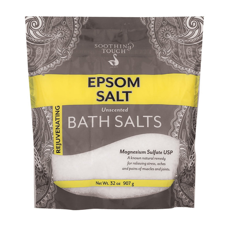 Soothing Touch Epsom Bath Salts, Unscented, 32 Oz