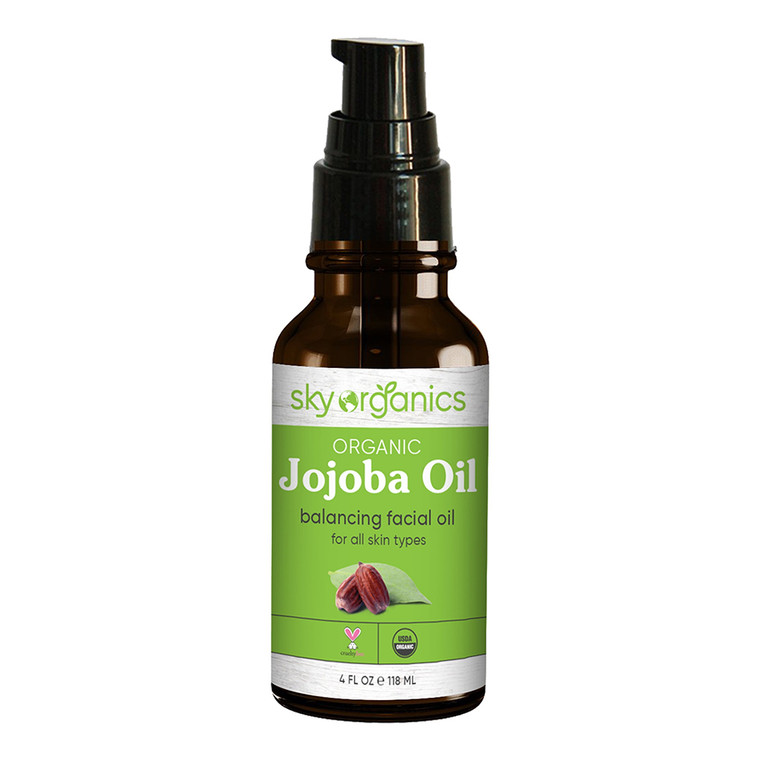 Sky Organics Organic Jojoba Oil, 4 Oz