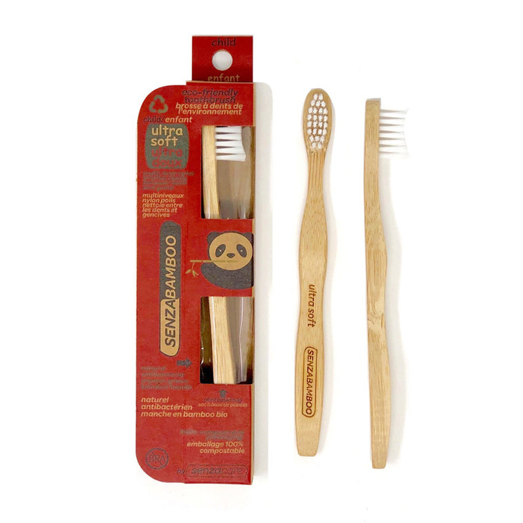 Senza Care Ultra Soft Child Bamboo Toothbrush, 1 Ea
