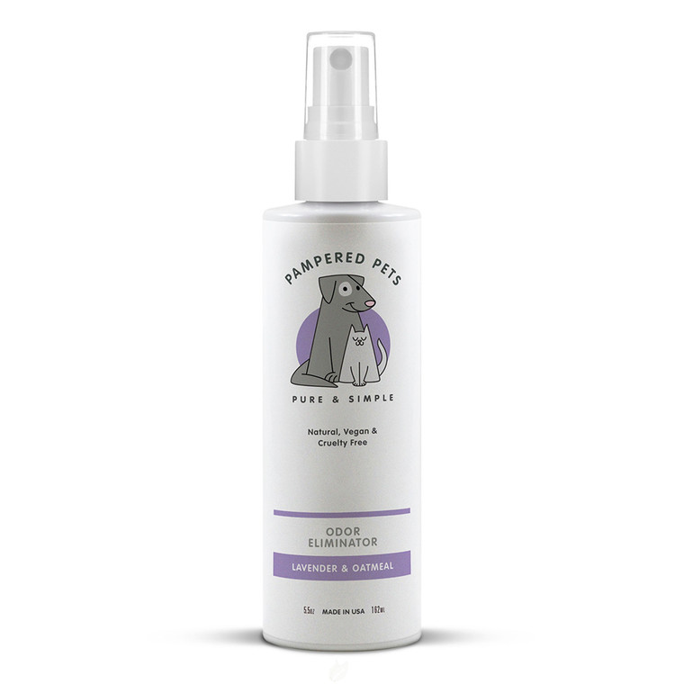 Pampered Pets Pet Detangling Spray, Lavender And Oatmeal, 5.5 Oz