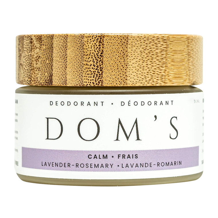 Nelson Naturals Doms Deodorant Calm, Lavender And Rosemary, 65 Grms