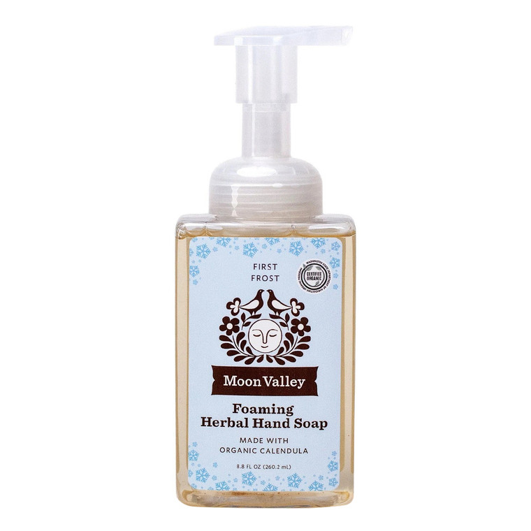 Moon Valley Organics Foaming Herbal Hand Soap, First Frost, 8.8 Oz