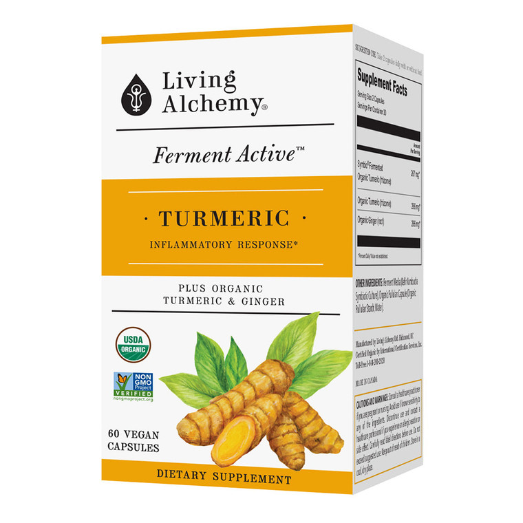 Living Alchemy Turmeric Inflammatory Response Capsules, 60 Ea