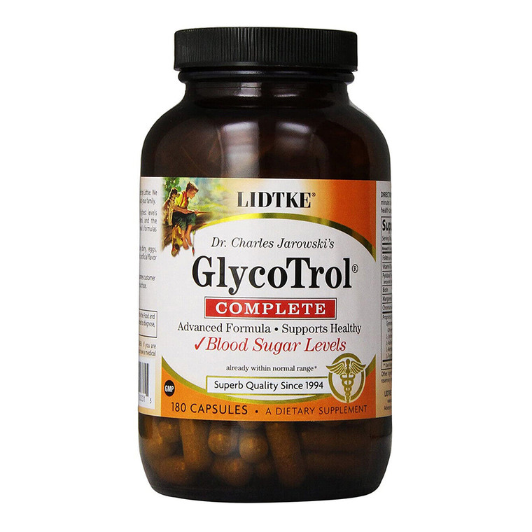 Lidtke Technologies Glycotrol Complete Capsules, 180 Ea