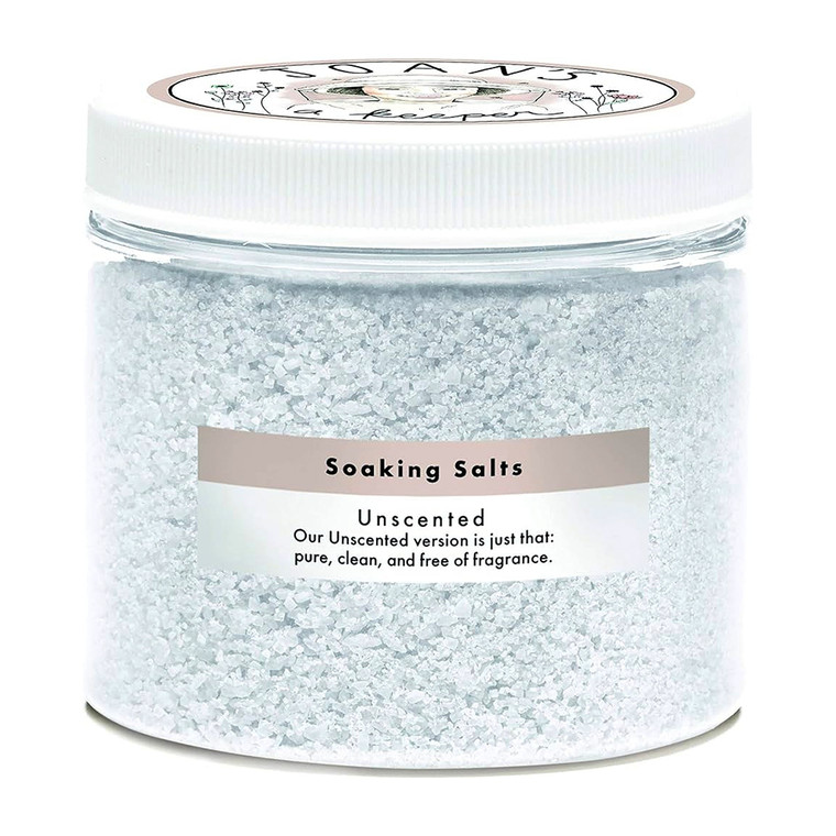 Joans A Keeper Soaking Salts, Unscented, 12 Oz