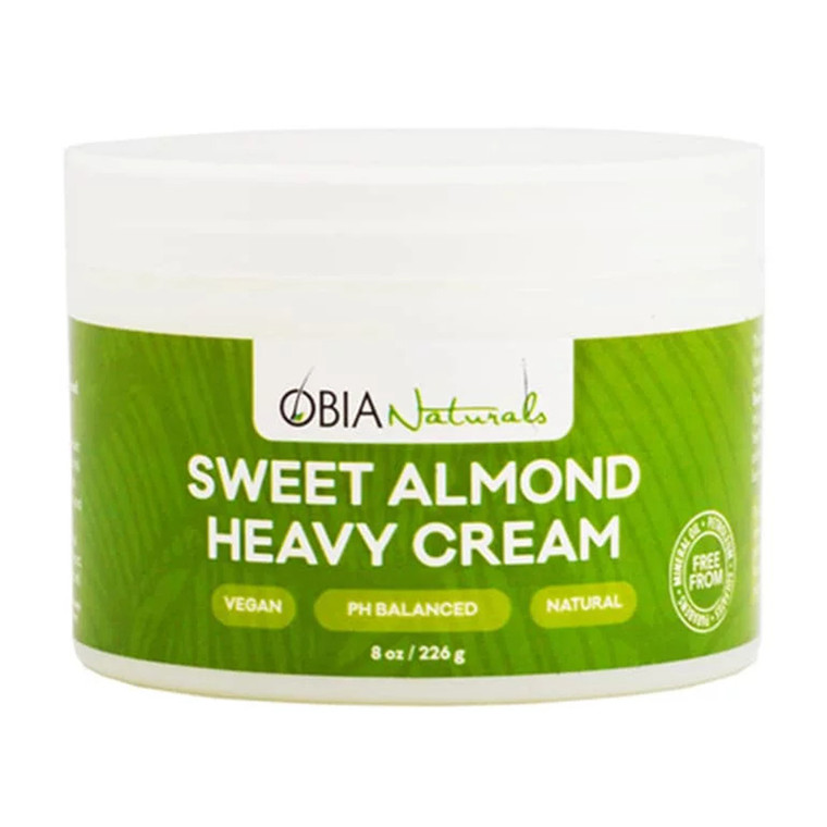 OBIA Naturals Sweet Almond Heavy Cream, 8 Oz