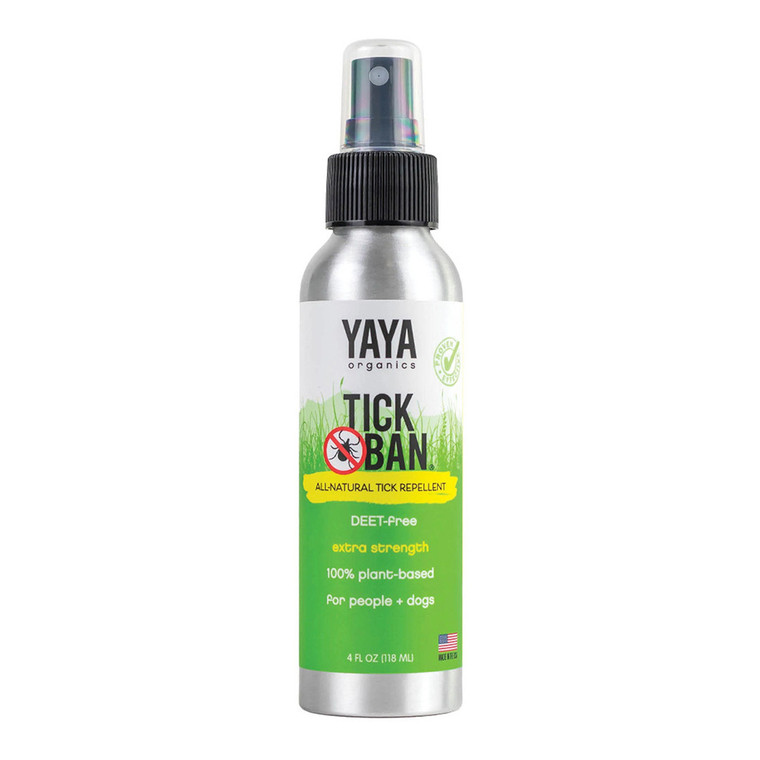 Yaya Organics Tick Ban Repellent Concentrate, Extra Strength, 4 Oz