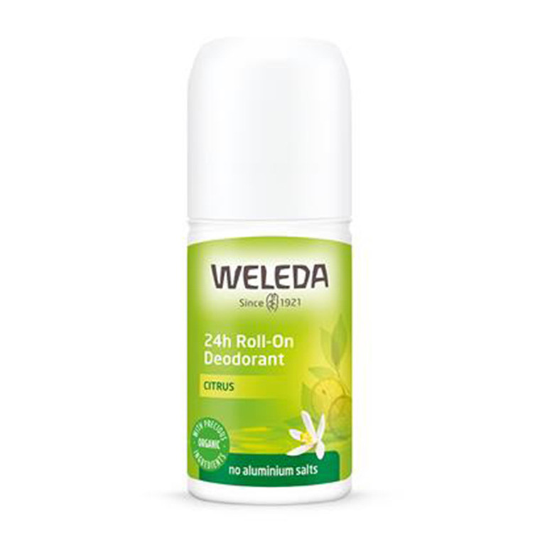 Weleda Citrus 24 Hour Roll On Deodorant, 1.7 Oz