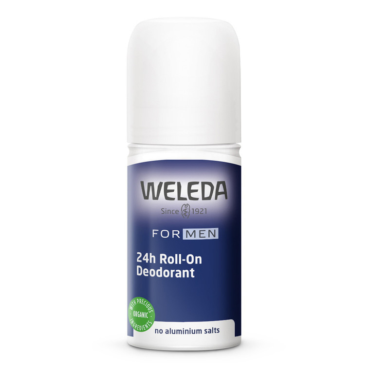 Weleda Mens 24 Hour Roll On Deodorant, 1.7 Oz