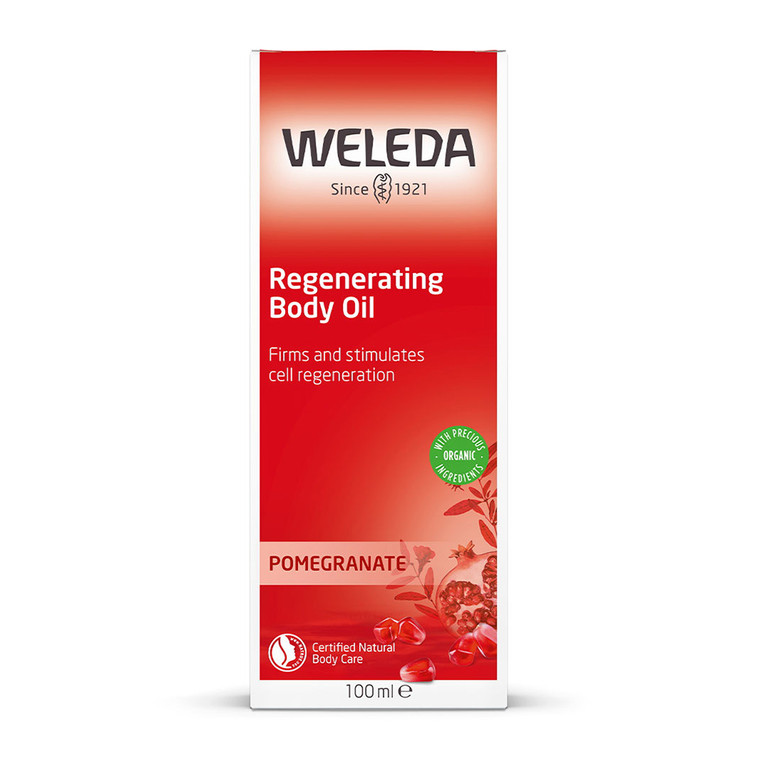 Weleda Pomegranate Regenerating Body Oil, 3.4 Oz