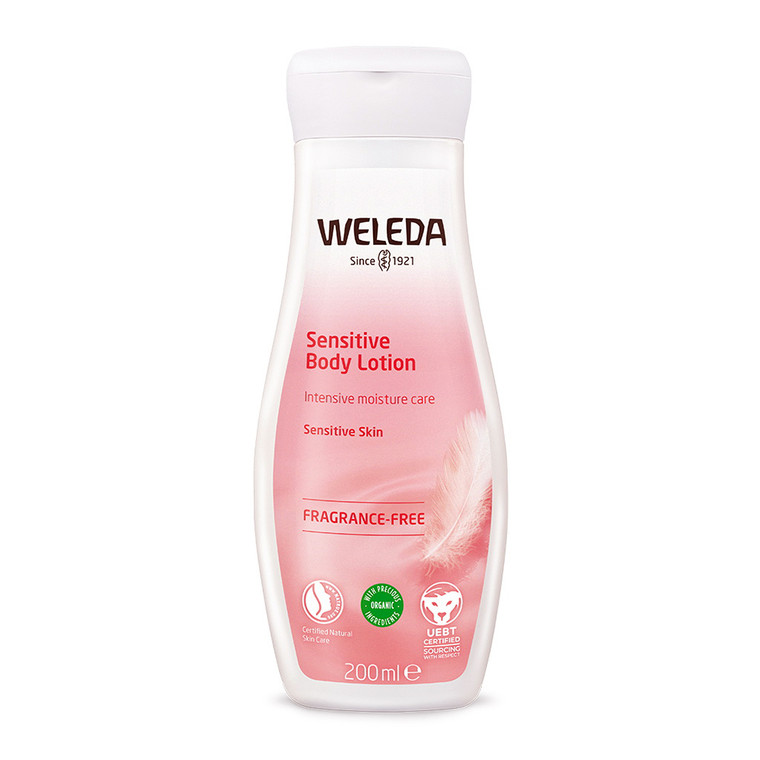 Weleda Unscented Body Lotion for Sensitive Skin, 6.8 Oz