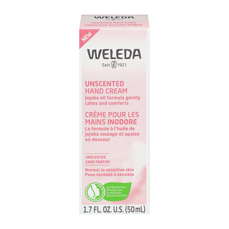 Weleda Unscented Sensitive Hand Cream, 1.7 Oz