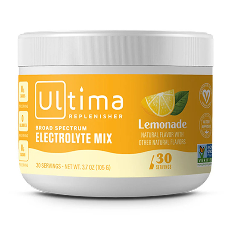 Ultima Replenisher Electrolyte Drink Mix, Lemonade, 3.7 Oz