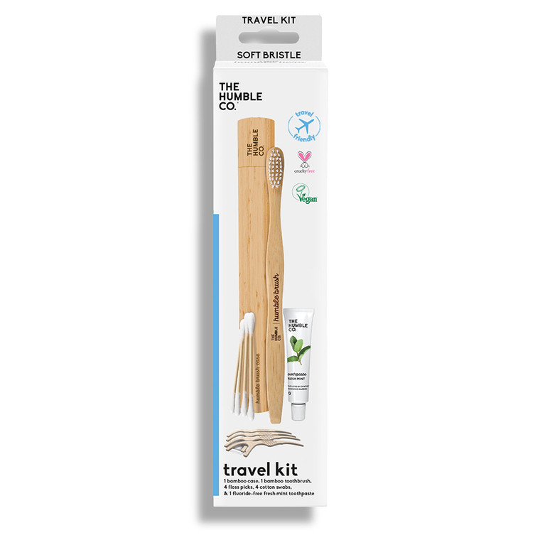 The Humble Co Travel Kit for Complete Oral Care on the Go 1Ea
