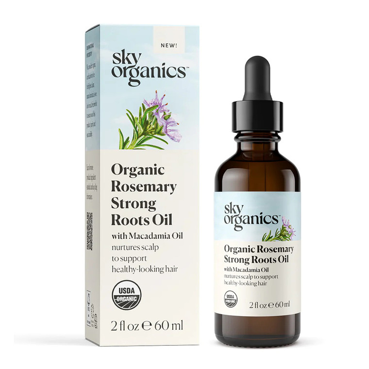 Sky Organics Organic Rosemary Strong Roots Oil, 2 Oz