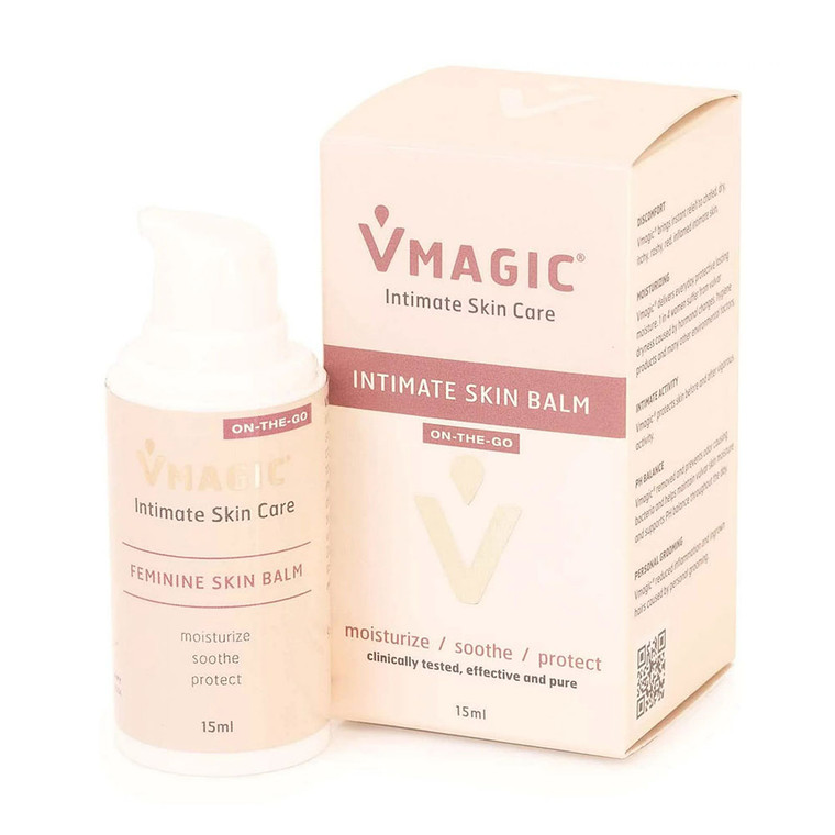 VMagic Natural On The Go Intimate Skin Balm, 0.15 Oz
