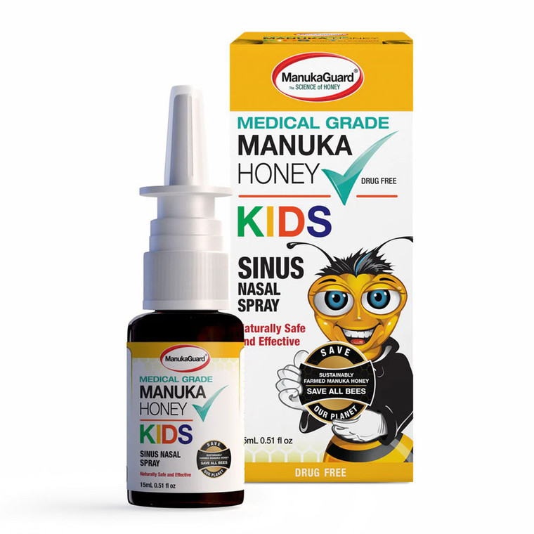 Manuka Honey Kids Sinus Nasal Spray, 0.51 Oz