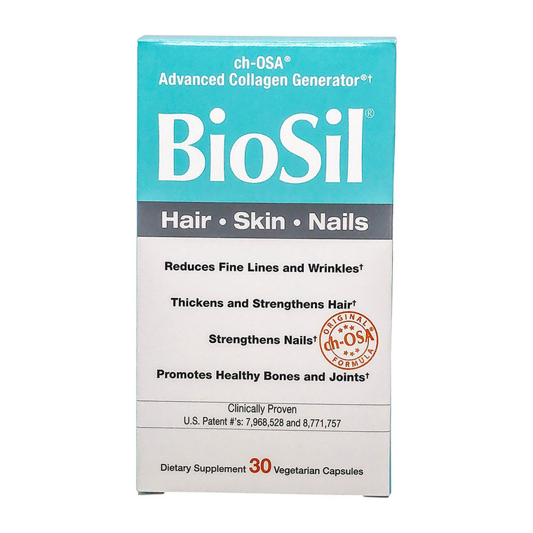 Biosil Advanced Collagen Generator Supplement Capsules for Hair, Skin and Nails, 30 Ea