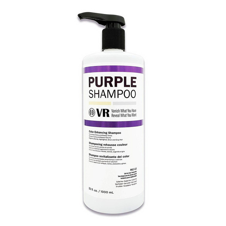 VR Color Enhancing Purple Shampoo, 32 Oz