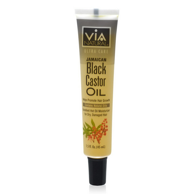 VIA Natural Ultra Care Black Castor Oil, 1.5 Oz, 24 Ea