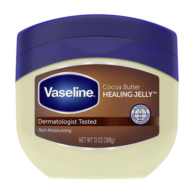 Vaseline Petroleum Jelly Cocoa Butter Healing Jelly, 13 Oz