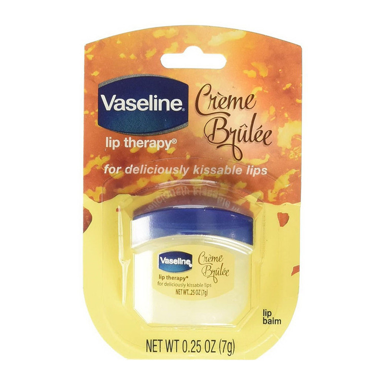 Vaseline Lip Care Therapy Creme Brulee, 0.25 Oz