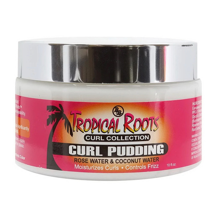 Tropical Roots Curl Pudding with Rose and Coconut Water, 10 Oz