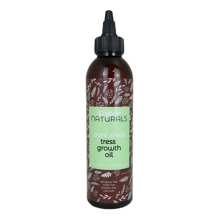 Softee Naturals Pure Shea Tress Growth Oil with Coconut, 6 Oz