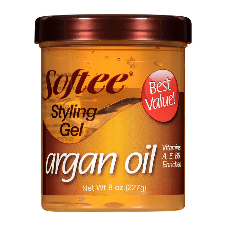 Softee Argan Oil Styling Gel, 8 Oz