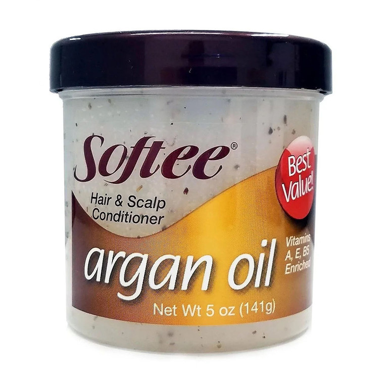 Softee Argan Oil Hair and Scalp Conditioner, 5 Oz