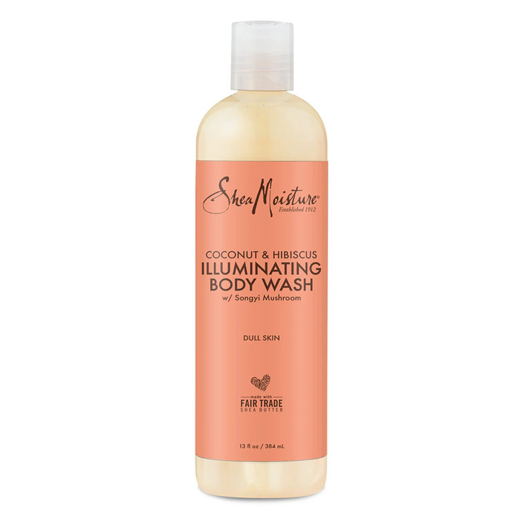 Shea Moisture Coconut and Hibiscus Illuminating Body Wash, 13 Oz