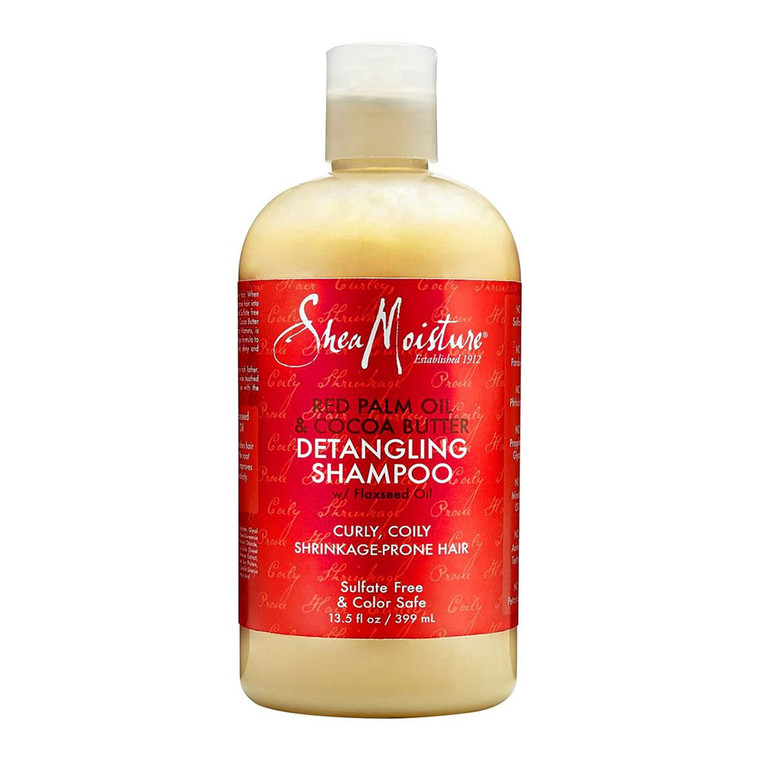 Shea Moisture Red Palm Oil and Cocoa Butter Detangling Shampoo, 13.5 Oz