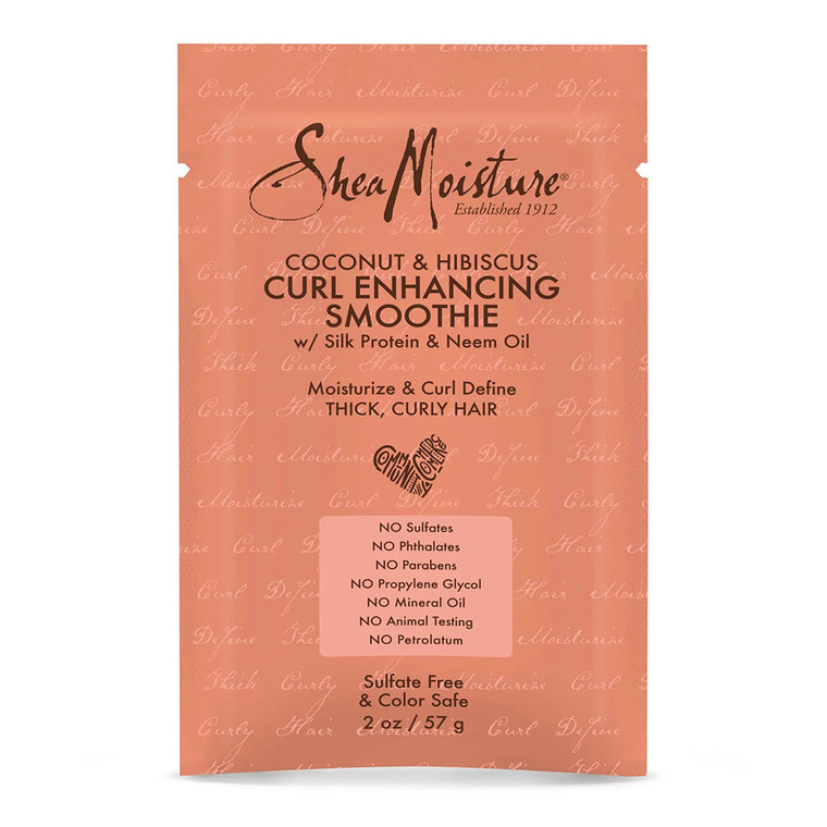 Shea Moisture Coconut and Hibiscus Curl Enhancing Smoothie, 2 Oz