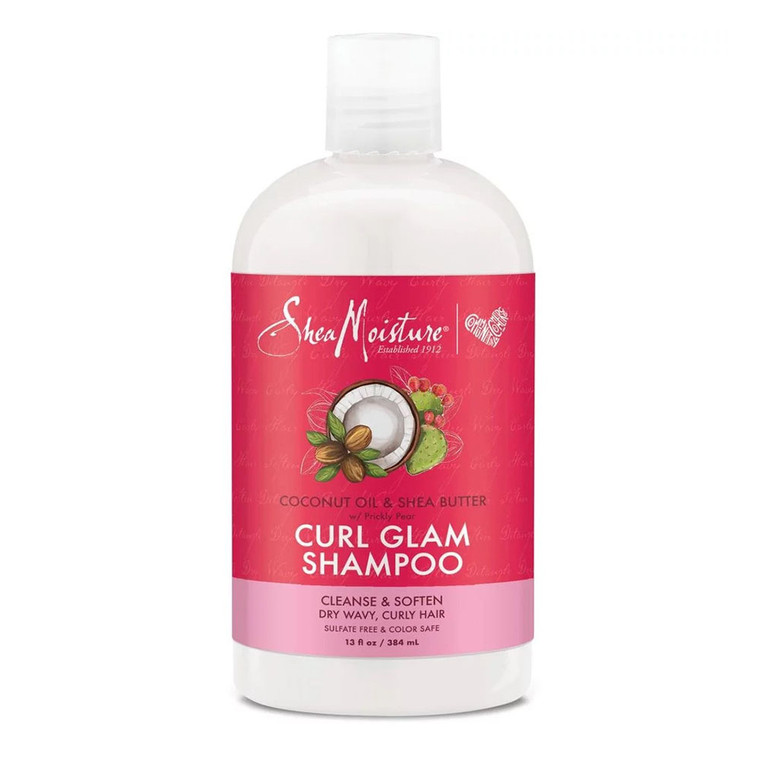 Shea Moisture Coconut Oil and Shea Butter Curl Glam Shampoo, 13 Oz