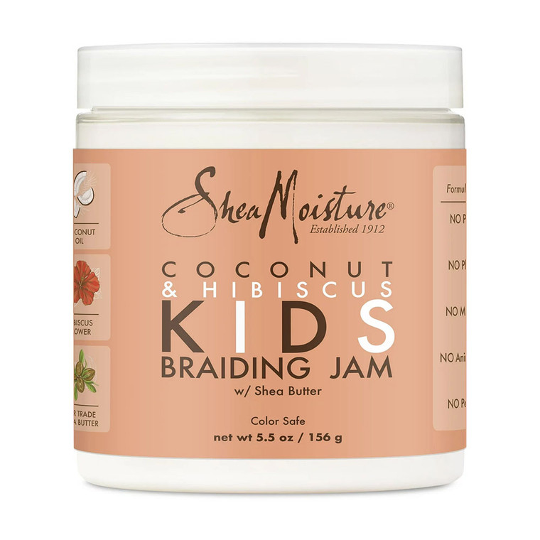 Shea Moisture Coconut and Hibiscus Kids Braiding Jam, 5.5 Oz