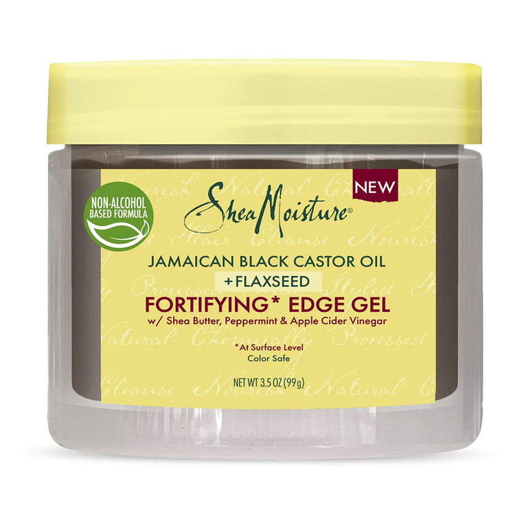 Shea Moisture Jamaican Black Castor Oil Fortifying Edge Gel, 3.5 Oz